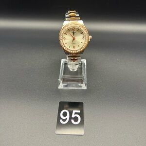 Woman’s Accutime Elegant Gold and Silver Women's Watch